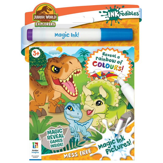 Magic Ink Colour & Activity Book - Jurassic Dinosaurs